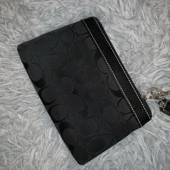 Black Coach Wristlet - Picture 5 of 7